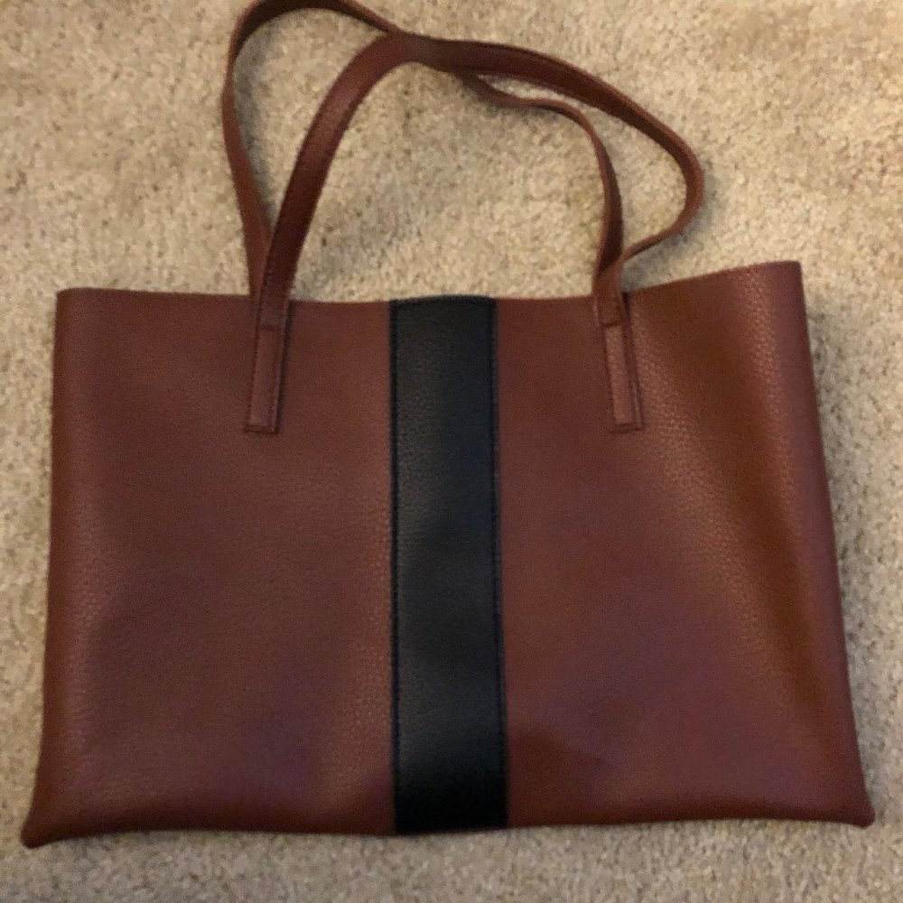 Vince Camuto Brown leather tote bag